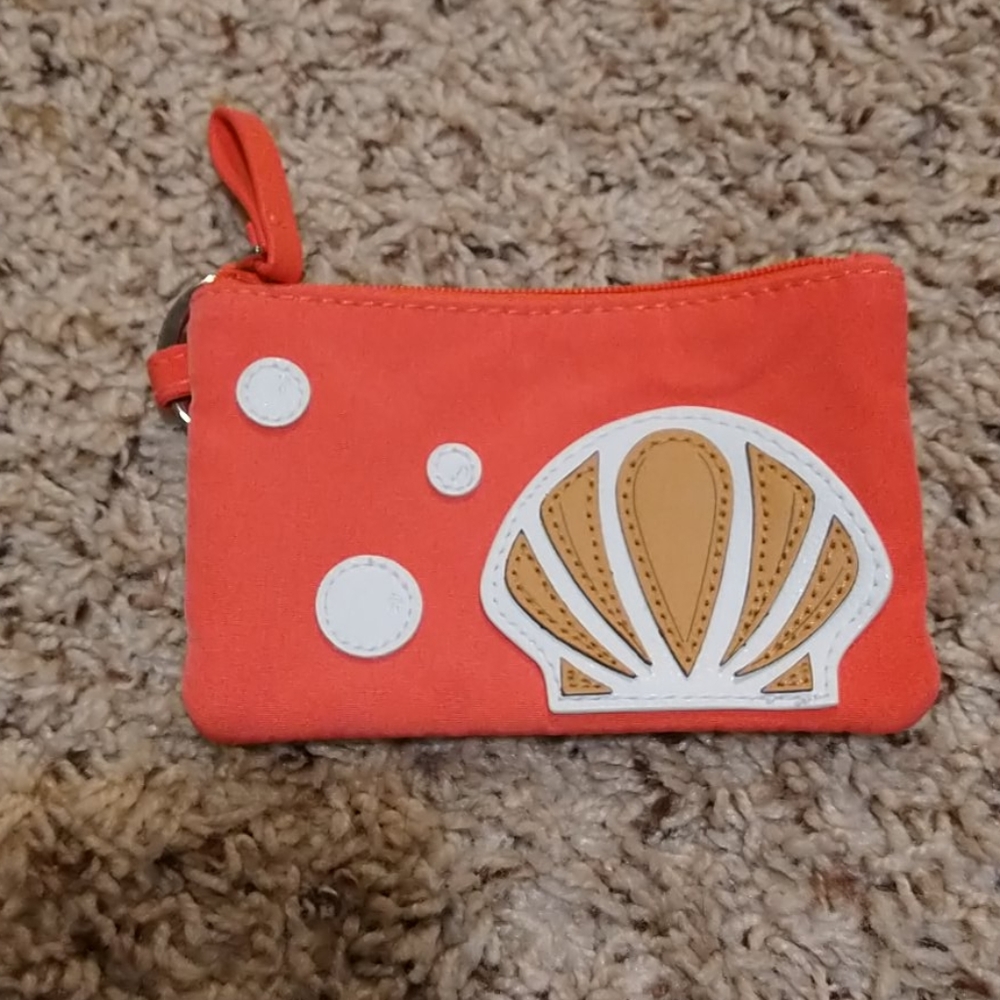 Vera Bradley Zip ID - Coral